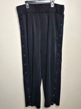 FLX High-Rise Solace Side Snap Pants Black Sz Large Like New